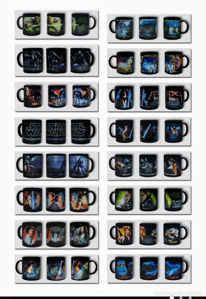 Coleccionismo: COLECCION COMPLETA 16 TAZAS JARRAS STAR WARS - LA GUERRA DE LAS GALAXIAS - NUEVAS - SIN USAR