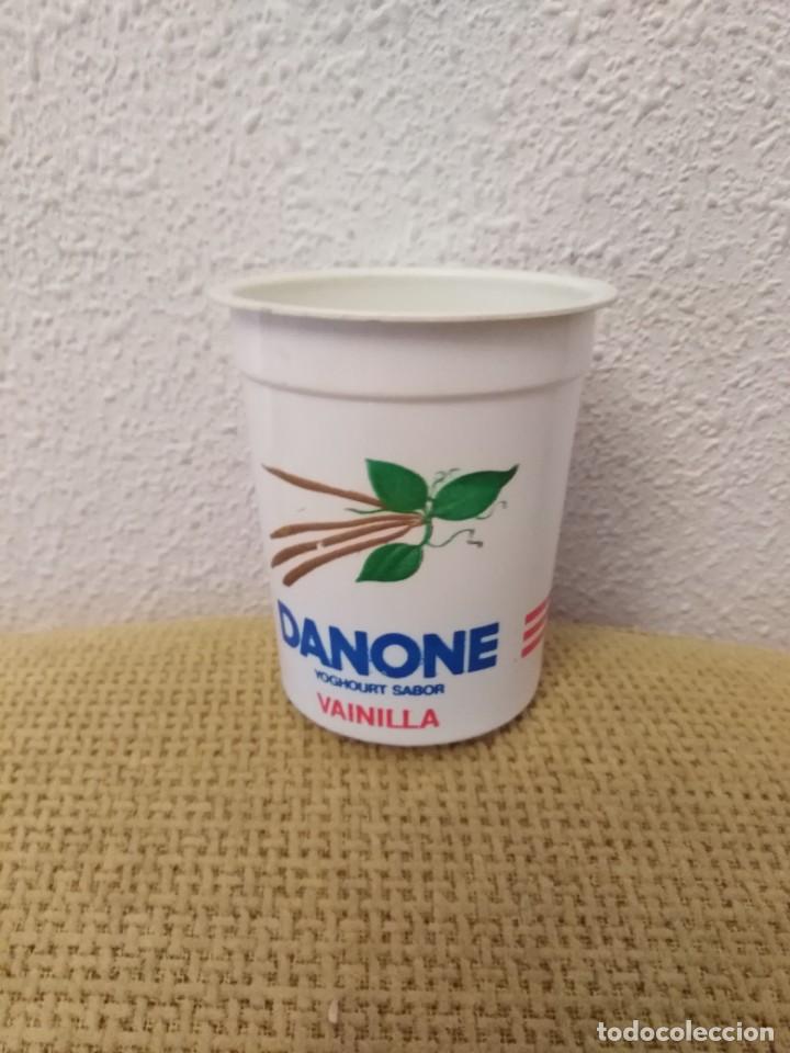 Coleccionismo: Envase Danone antiguo Vainilla - Foto 1