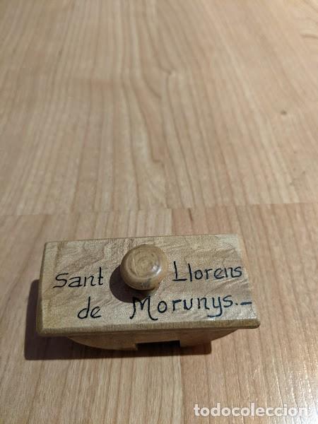 Colecionismo: SECANTE DE MADERA &laquo;SANT LLOREN&Ccedil; DE MORUNYS&raquo;
