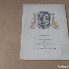Coleccionismo: VALLÈS ORIENTAL - BENDICIÓN E INAUGURACIÓN DEL TEMPLO PARROQUIAL DE SAN FELIU DE CODINAS. Lote 314026923