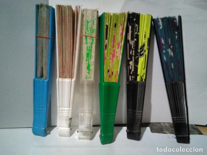 Coleccionismo: Lote de seis abanicos publicidad de discoteca