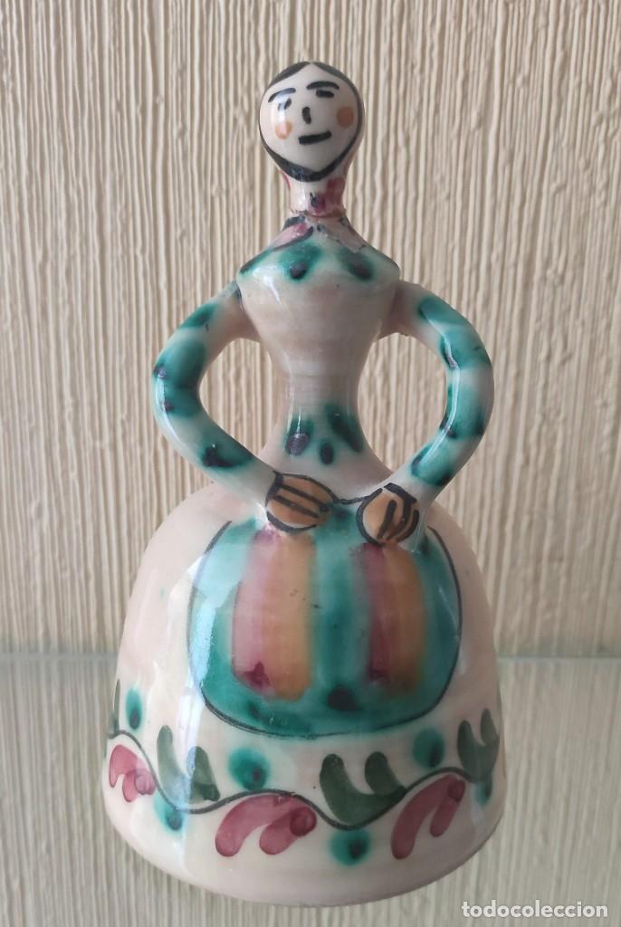 Coleccionismo: Campana con forma de mujer - Foto 1