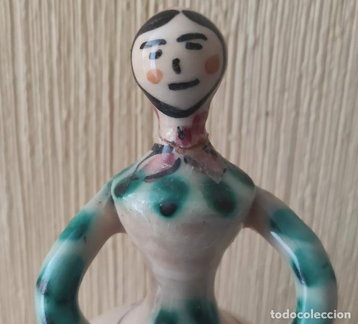 Coleccionismo: Campana con forma de mujer - Foto 6