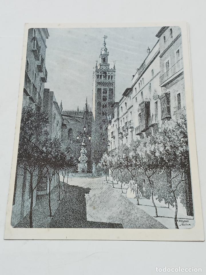 Coleccionismo: FELICITACION NAVIDE&Ntilde;A. ELADIO MONTOYA AGENTE DE RONEO. IMAGEN DE LA TORRE DEL ORO.