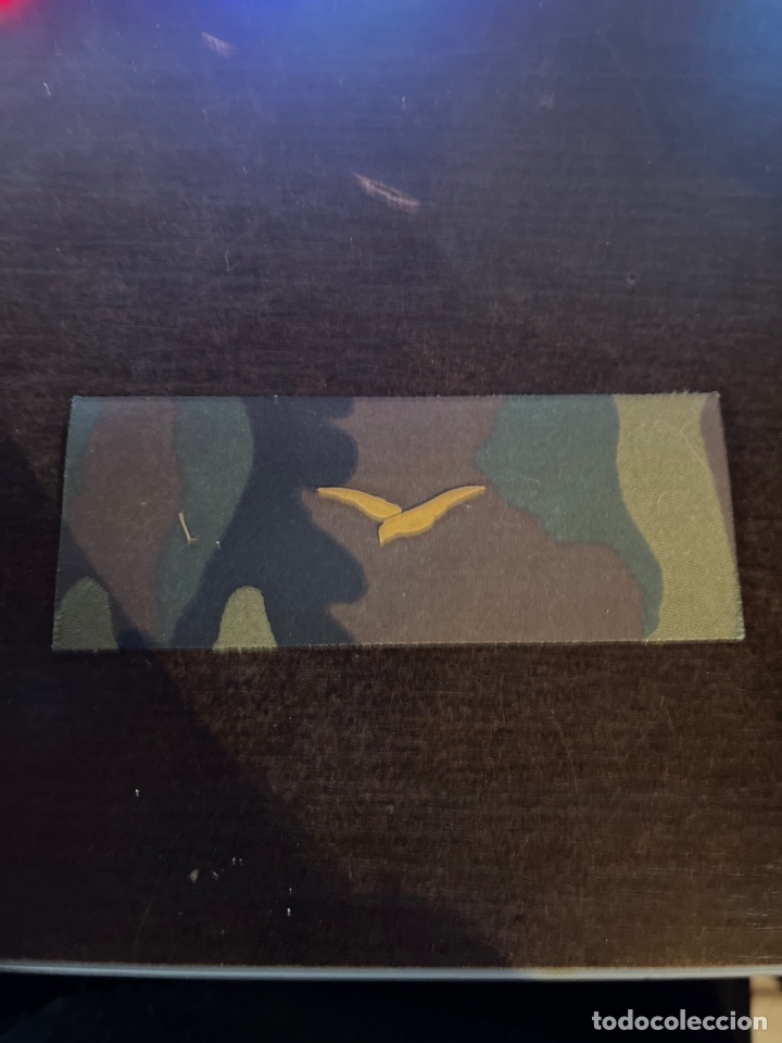 Coleccionismo: Galleta de identificaci&oacute;n ej&eacute;rcito del aire camuflaje - Foto 1