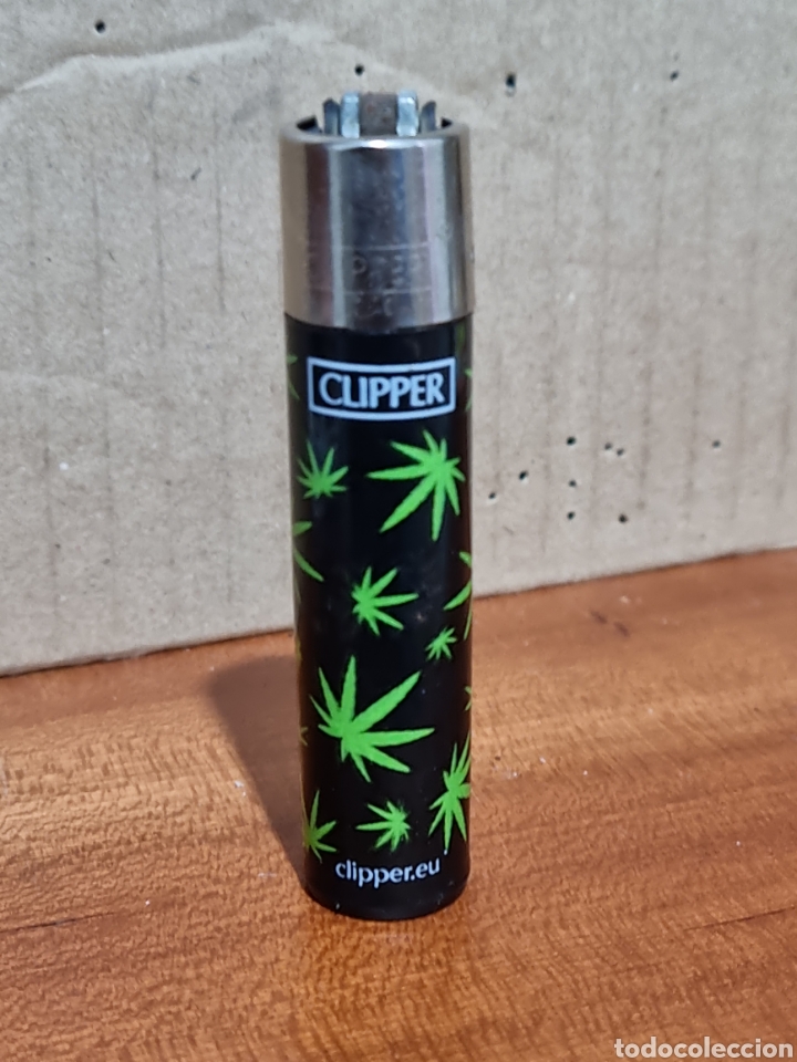 Coleccionismo: MECHERO CLIPPER GREEN LEAVES 2. 3/4