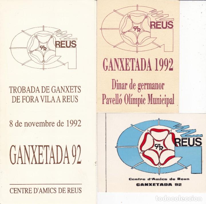 Coleccionismo: Trobada Ganxets de fora vila a Reus Ganxetada 92 centre d'Amics de Reus