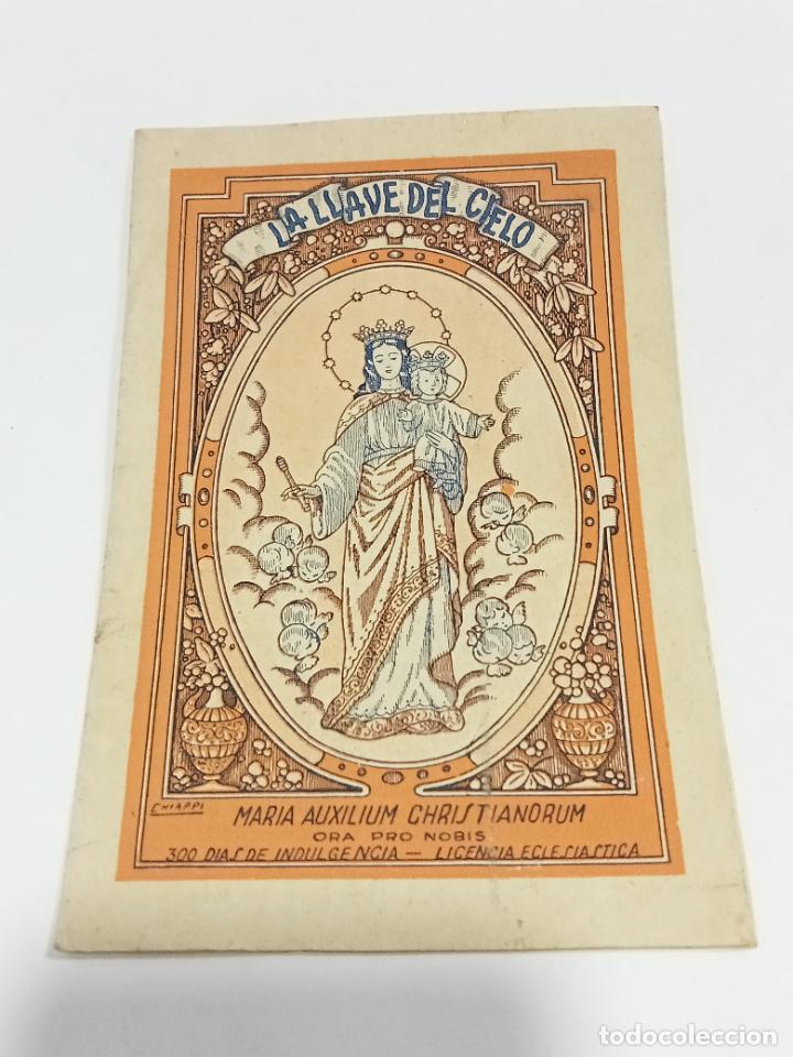 Sammelleidenschaft Papier: D&Iacute;PTICO. LA LLAVE DEL CIELO. CON ORACIONES. SEVILLA. VER INTERIOR