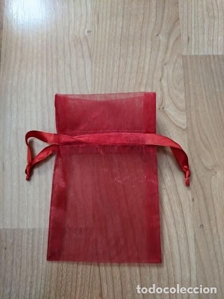 Coleccionismo: BOLSITA BISUTERIA ROJA TRANSPARENTE LAZO 15 X 10