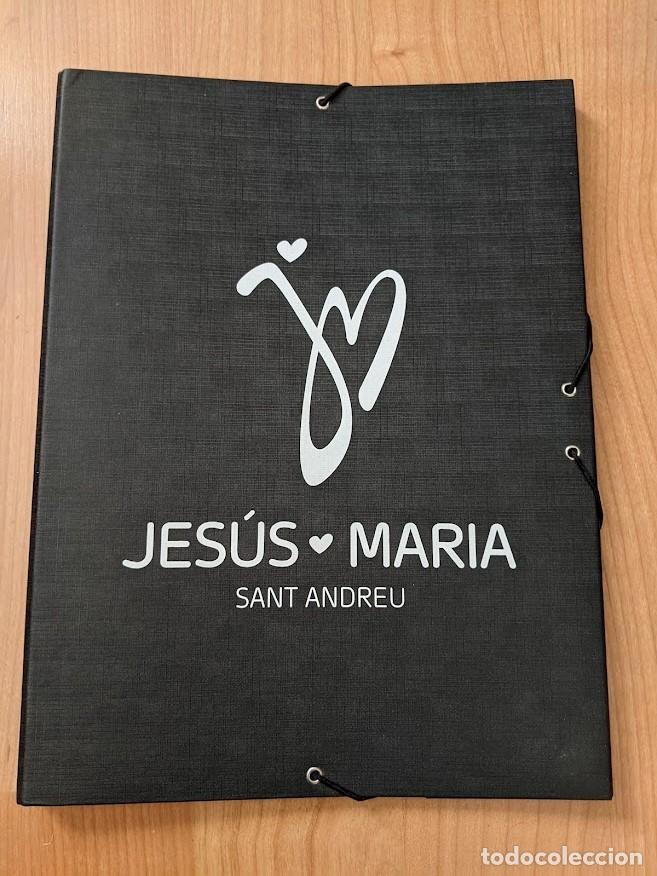 Colecionismo: CARPETA COLEGIO &laquo;JESUS MARIA&raquo; SANT ANDREU CON SEPARADORES 30 X 26