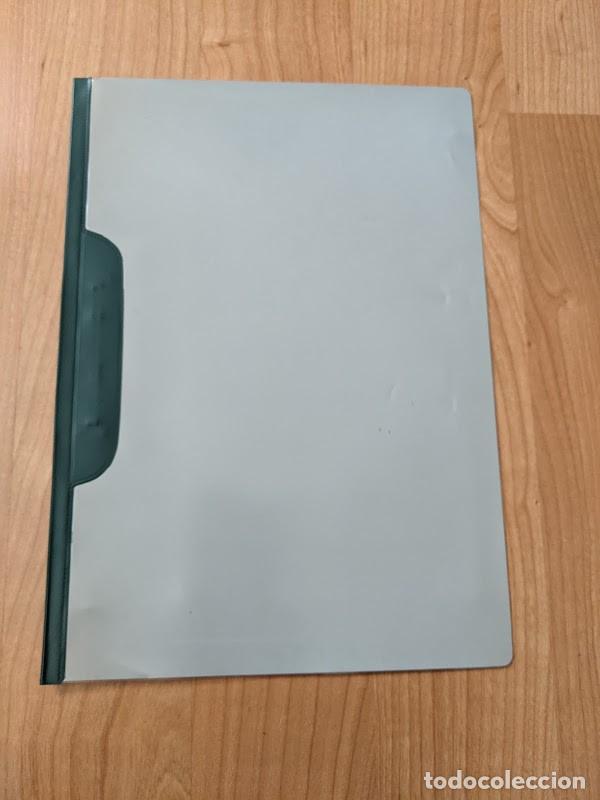 Colecionismo: DOSSIER FASTENER GRIS CON LOMO VERDE 33 X 23,5