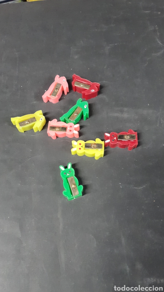 Coleccionismo: 8 sacapuntas antiguos - Foto 1