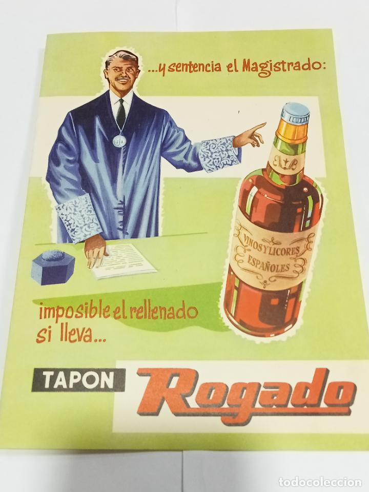 Sammelleidenschaft Papier: PUBLICIDAD. TAPON ROGADO. DISPOSITIVOS IRRELENABLES. 1953. BARCELONA. VER INTERIOR