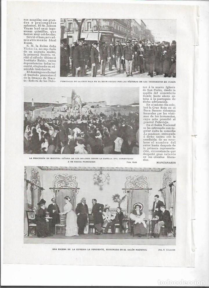 Coleccionismo: A&Ntilde;O 1909 PROCESION TRASLADO VIRGEN DE LOS DOLORES DE CAPILLA CEMENTERIO A IGLESIA SAN PEDRO MADRID