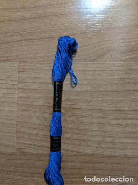 Sammeln: MADEJA DE HILO PARA BORDAR ALGOD&Oacute;N 100% MOON BRAND AZUL 306