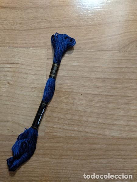 Colecionismo: MADEJA DE HILO PARA BORDAR ALGOD&Oacute;N 100% GOLDEN STAR BRAND AZUL 308