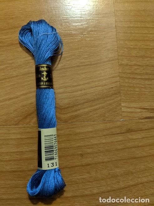 Collectionnisme: MADEJA DE HILO PARA BORDAR ALGOD&Oacute;N 100% ANCHOR AZUL 131