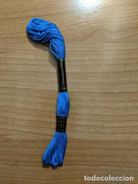 Colecionismo: MADEJA DE HILO PARA BORDAR ALGOD&Oacute;N 100% XR AZUL 305