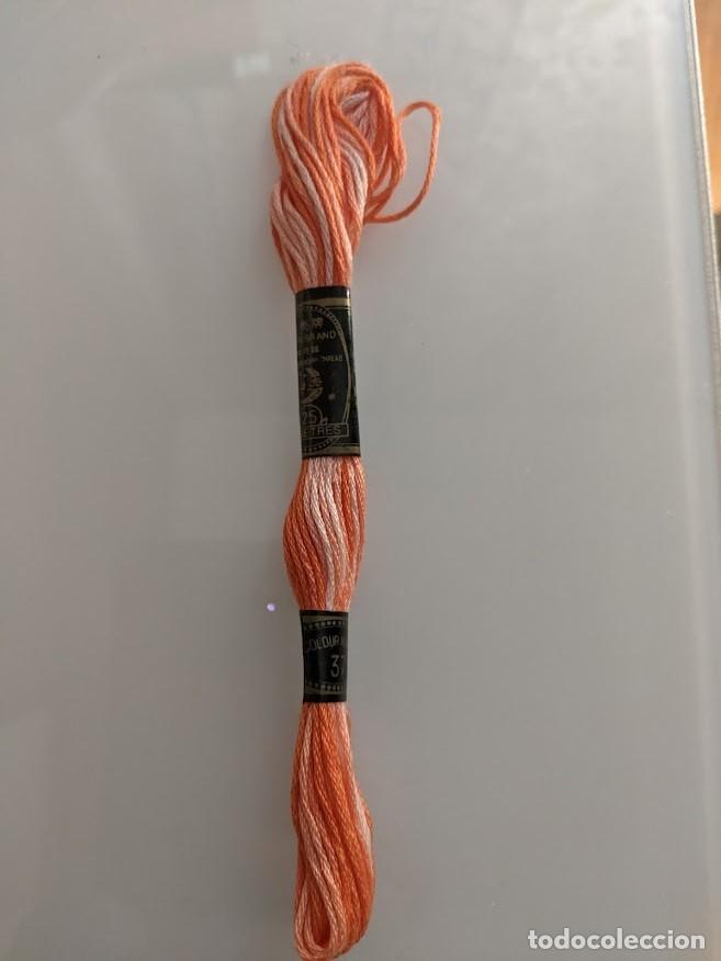 Collectionnisme: MADEJA DE HILO PARA BORDAR ALGOD&Oacute;N 100% MOON BRAND NARANJA 37