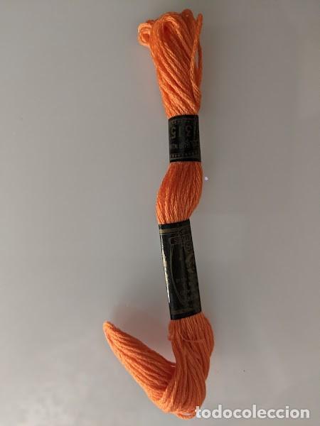 Sammeln: MADEJA DE HILO PARA BORDAR ALGOD&Oacute;N 100% MOON BRAND NARANJA 315
