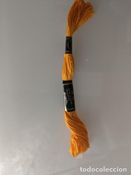 Colecionismo: MADEJA DE HILO PARA BORDAR ALGOD&Oacute;N 100% MOON BRAND NARANJA 106
