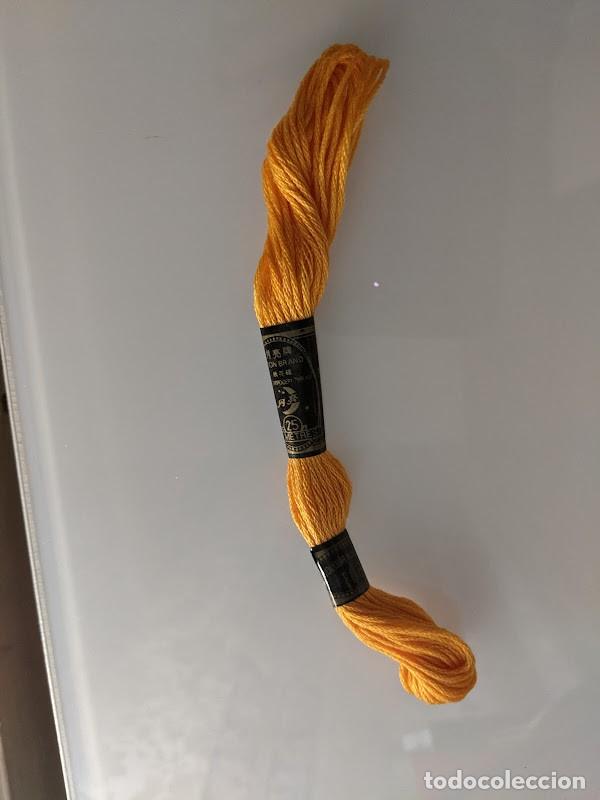 Colecionismo: MADEJA DE HILO PARA BORDAR ALGOD&Oacute;N 100% MOON BRAND NARANJA 106
