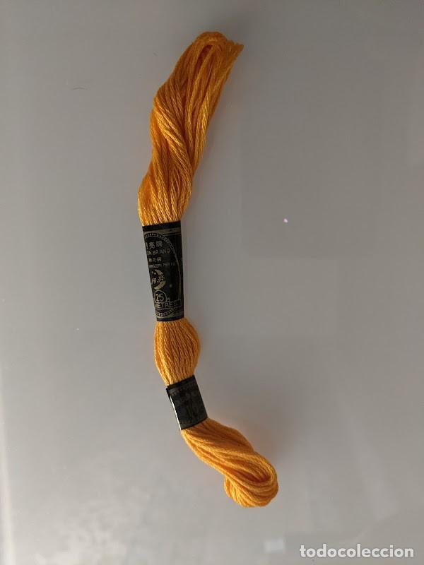 Colecionismo: MADEJA DE HILO PARA BORDAR ALGOD&Oacute;N 100% MOON BRAND NARANJA 106