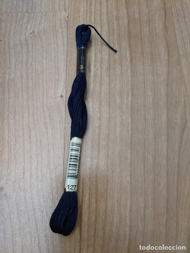 Colecionismo: MADEJA DE HILO PARA BORDAR ALGOD&Oacute;N 100% ANCORA AZUL 127