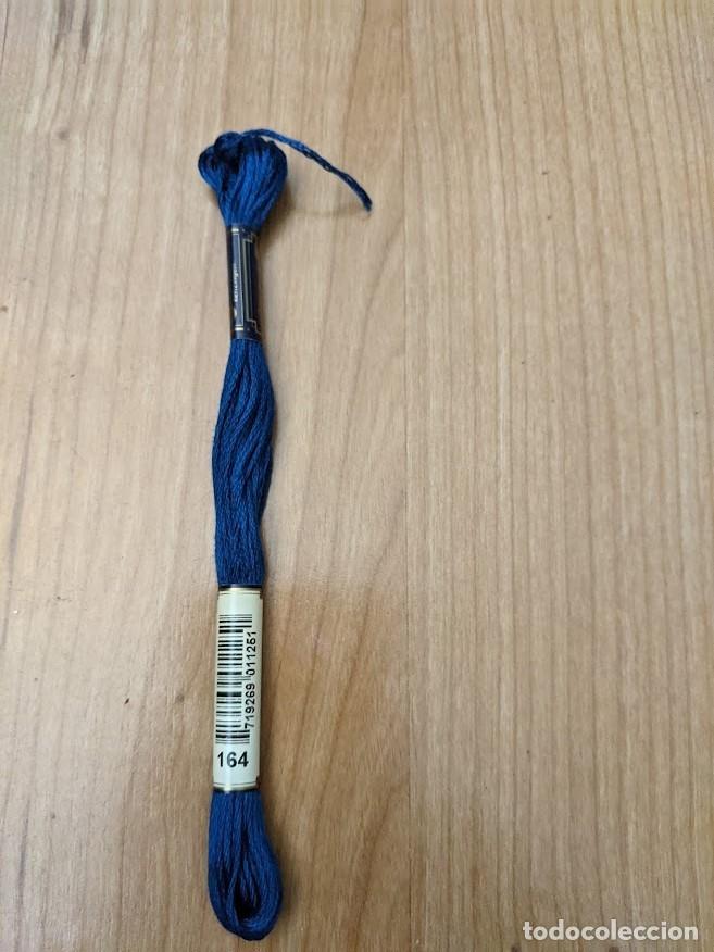 Colecionismo: MADEJA DE HILO PARA BORDAR ALGOD&Oacute;N 100% ANCORA AZUL 164