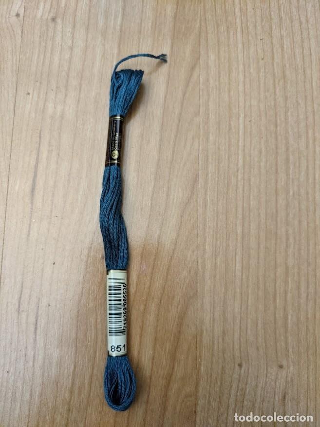 Colecionismo: MADEJA DE HILO PARA BORDAR ALGOD&Oacute;N 100% ANCORA AZUL 851