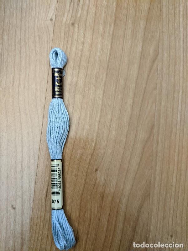 Colecionismo: MADEJA DE HILO PARA BORDAR ALGOD&Oacute;N 100% ANCORA AZUL 975