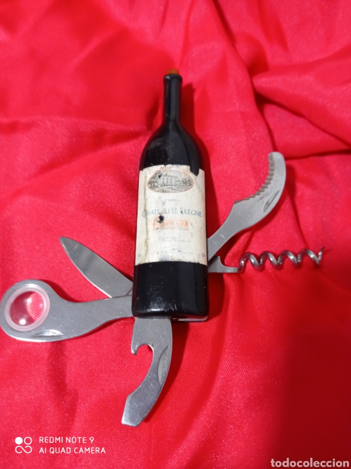 Coleccionismo: NAVAJA ABREBOTELLAS MULTIUSOS FORMA BOTELLA - Foto 1