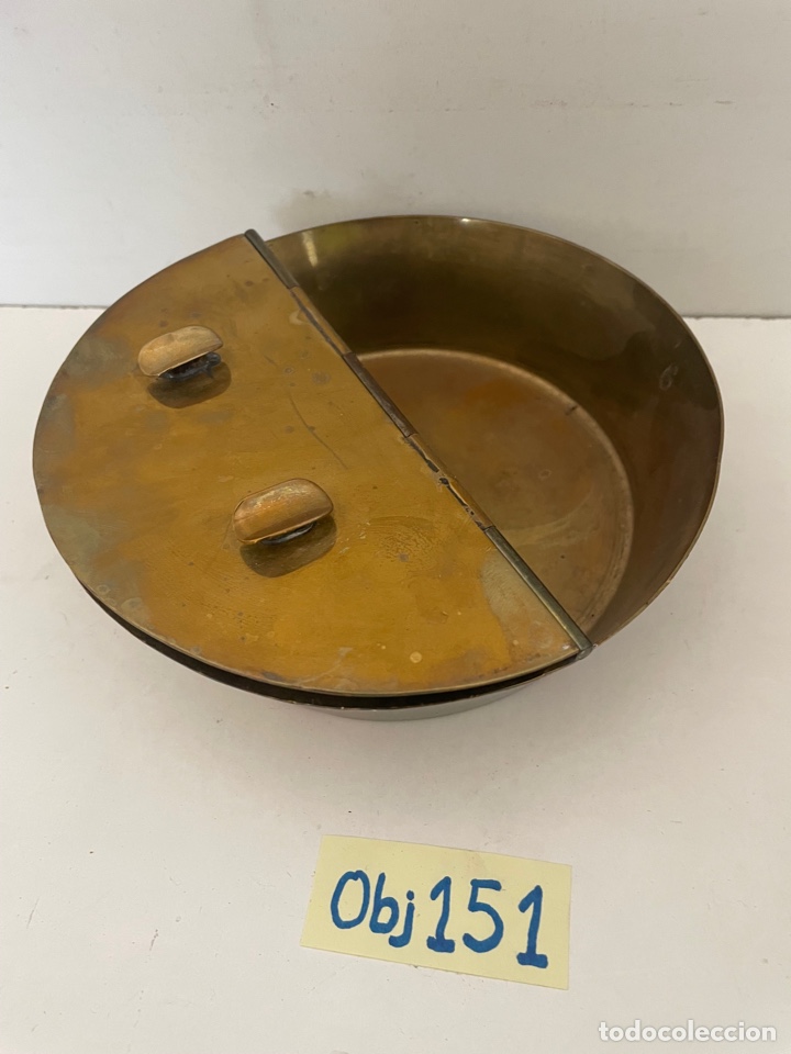 Coleccionismo: Cenicero lat&oacute;n antiguo - Foto 3