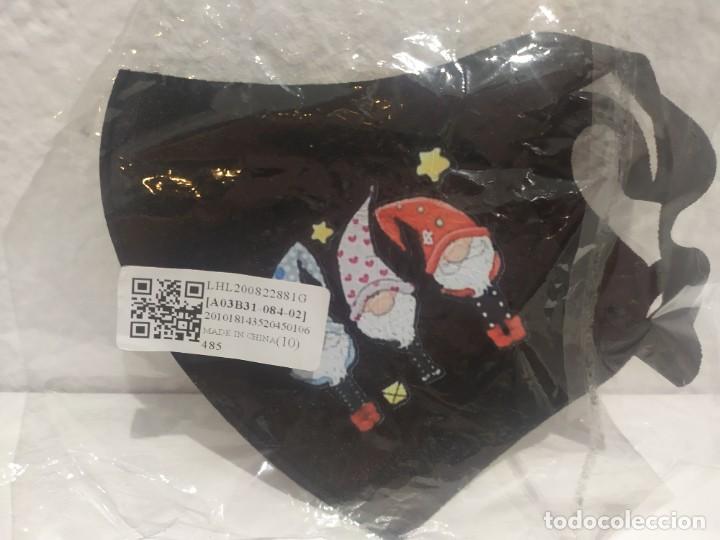 Coleccionismo: 1 MASCARILLA MOTIVOS NAVIDAD SIN ABRIR EN SU ENVOLTORIO
