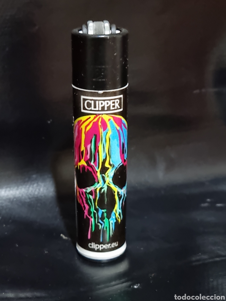 Coleccionismo: MECHERO CLIPPER SKULLS 2 2/4 - Foto 1