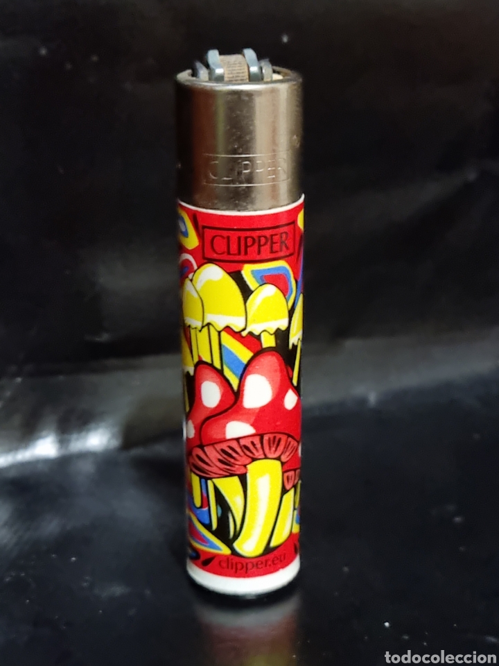 Coleccionismo: MECHERO CLIPPER MUSHROOMS 2/4