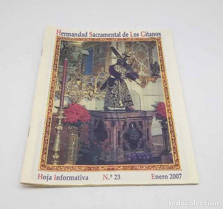 Collectionnisme: Hoja informativa 23 Hermandad Sacramental de Los Gitanos - Enero 2007 - Semana Santa Sevilla