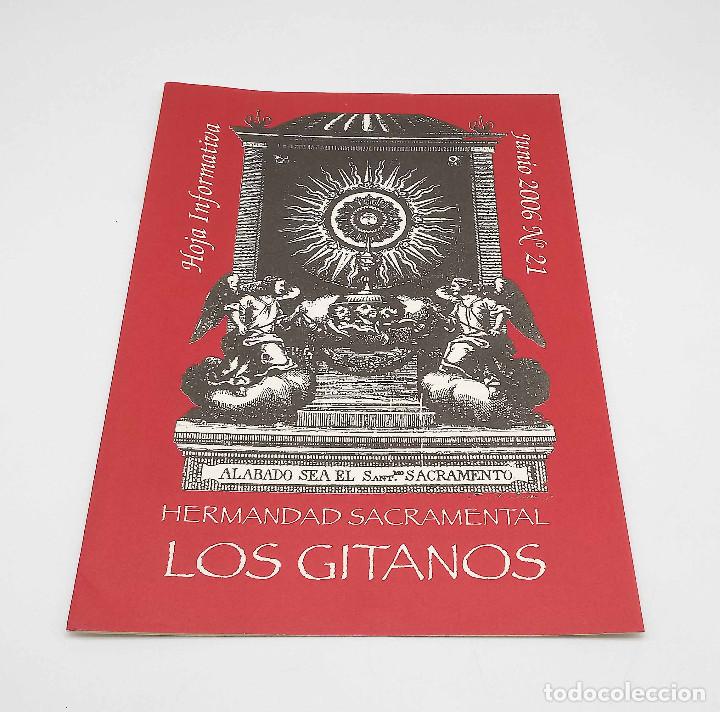 Collectionnisme: Hoja informativa 21 Hermandad Sacramental de Los Gitanos - Junio 2006 - Semana Santa Sevilla