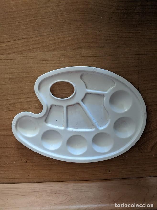 Sammeln: PALETA PARA PINTURAS PL&Aacute;STICO BLANCO
