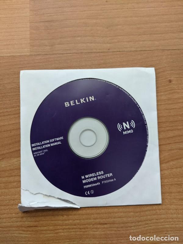 Coleccionismo: CD ROUTER BELKIN - Foto 1