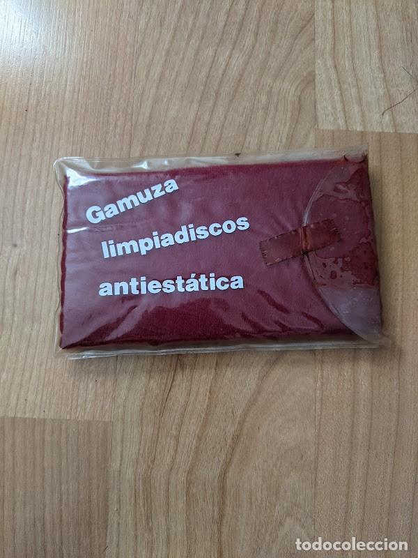 Colecionismo: GAMUZA ANTIEST&Aacute;TICA PARA LIMPIEZA DISCOS DE VINILO