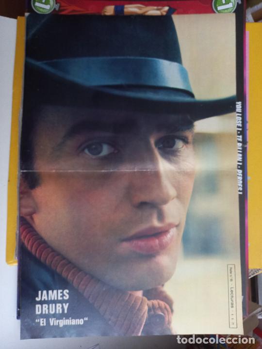 Coleccionismo: poster JAMES DRURY EL VIRGINIANO anuncio kas colorelle