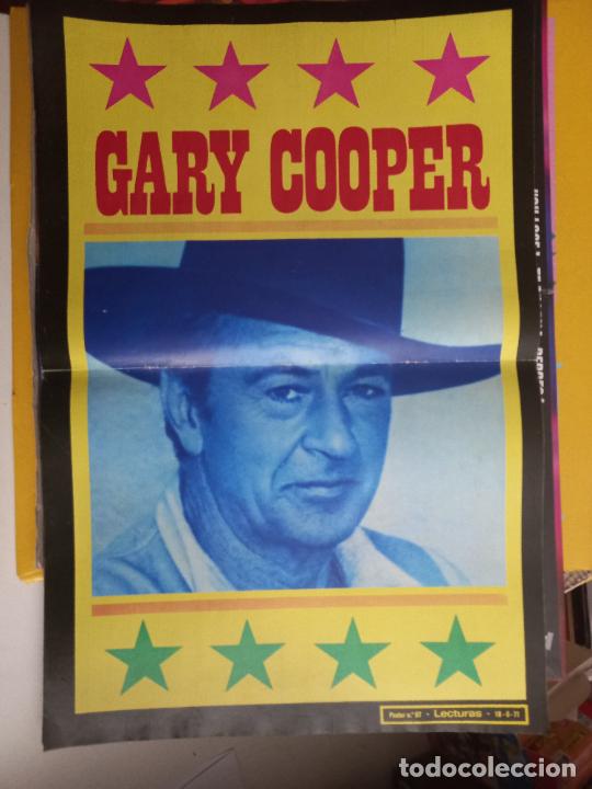 Coleccionismo: poster gary cooper anuncio gin mg geble alimento infantil