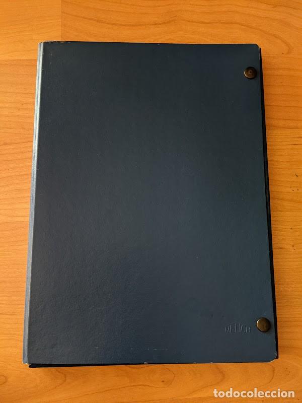 Collectionnisme: CARPETA CART&Oacute;N R&Iacute;GIDO AZUL