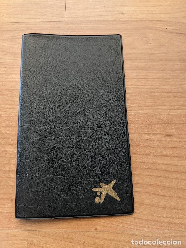Colecionismo: FUNDA PARA AGENDA TELEF&Oacute;NICA &laquo;LA CAIXA&raquo;