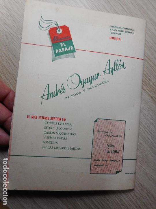 Coleccionismo: ANTIGUO PROGRAMA.FERIA DE SAN MIGUEL.UBEDA 1954 - Foto 11
