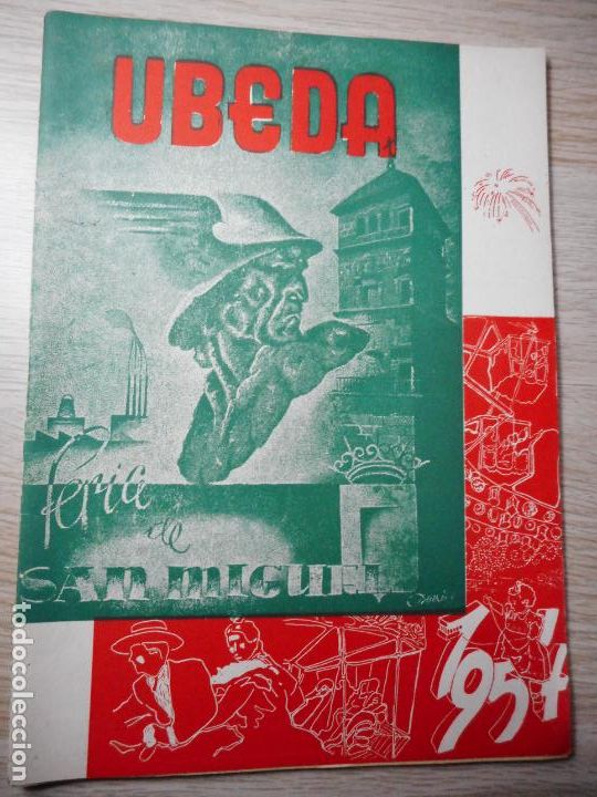 Coleccionismo: ANTIGUO PROGRAMA.FERIA DE SAN MIGUEL.UBEDA 1954 - Foto 1