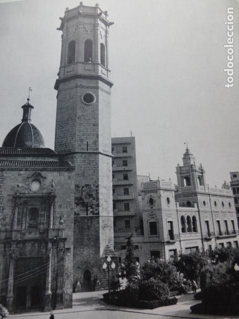 Coleccionismo: BURRIANA CASTELLON TORRE DE LA IGLESIA ANTIGUO HUECOGRABADO