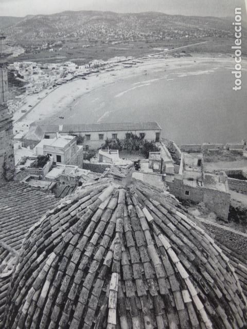 Coleccionismo: PE&Ntilde;ISCOLA CASTELLON VISTA ANTIGUO HUECOGRABADO