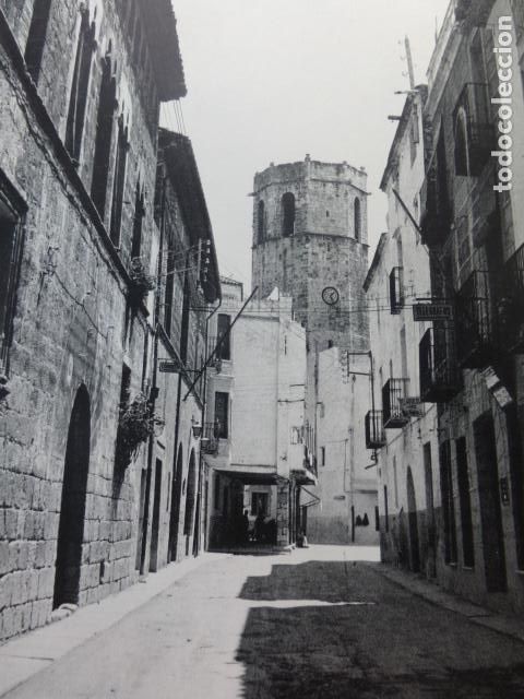 Coleccionismo: SAN MATEO CASTELLON UNA CALLE ANTIGUO HUECOGRABADO